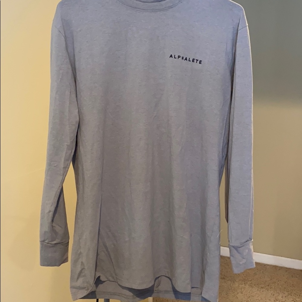 Men’s Aphalete long sleeve. Medium. Grey